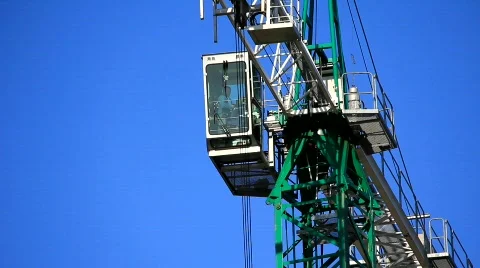 Big lifting crane Stock-Footage 709235