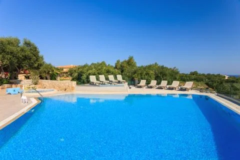 Big luxury pool Stock Photos