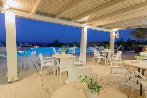 Big luxury pool Stock Photos