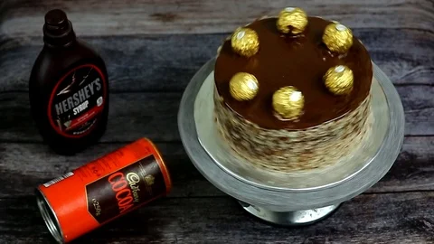 Big malt Cake Stock Footage 108438661