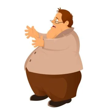 The big man Stock Illustration
