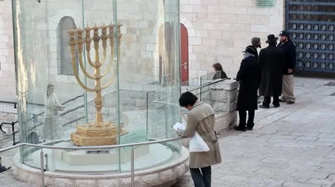 Big Menorah 스톡 동영상 10861578