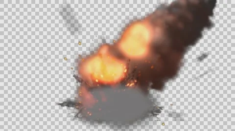 Big Meteor Impact Stock Footage 63497031