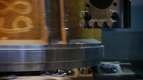 Big milling machine 1 Stock Footage 20464514