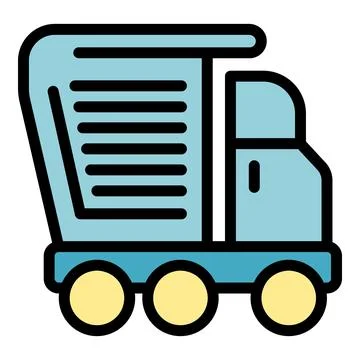 Big mining truck working in open pit mine Illustrazione stock