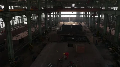 Big modern shipyard Vidéo 60243577