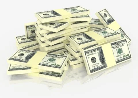 Big money stack. Finance concepts Stock Photos