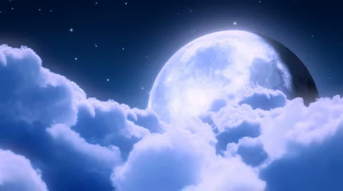 Big Moon Stock Footage