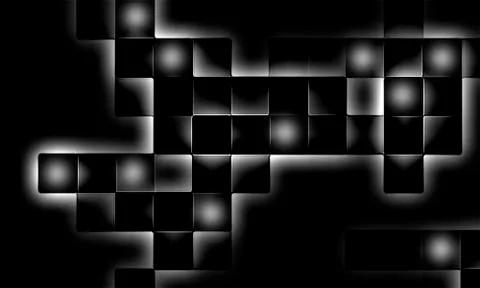 Big mosaic abstract background Stock Illustration
