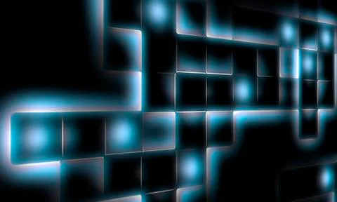 Big mosaic abstract background Stock Illustration