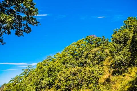 Big mountain with blue sky background Foto stock