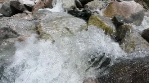 The Big mountain glacial river Video stock 159473560