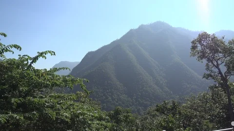 A big mountain in Mae Hong Son, Thailand Stock Footage 101199390
