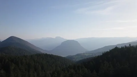 Big Mountain Seen By Drone Video stock 246739096