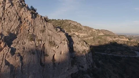 A big mountain with two climbers Stock Footage 81516760