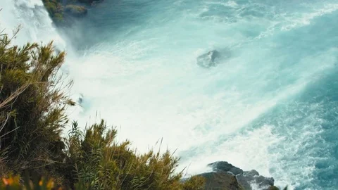 A big mountain waterfall Video stock 79094939