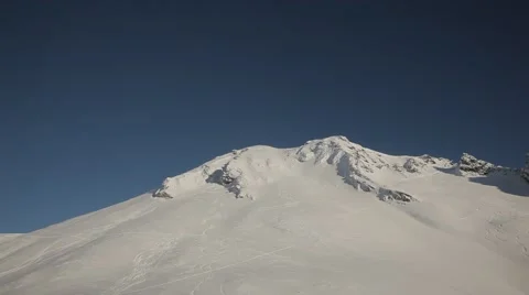 Big moutains sunset summit Stock Footage 46151983
