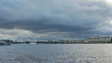 Big Neva, timelapse Stock Footage 11022679