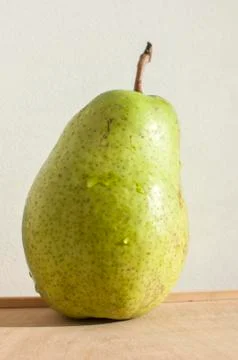 A big nice pear closeup Stock Photos