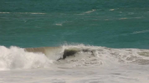 Big Ocean Wave Stock Footage 7899482