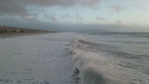 Big ocean waves Stock Footage 229414633