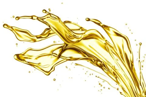 Big oil splash Stock Photos