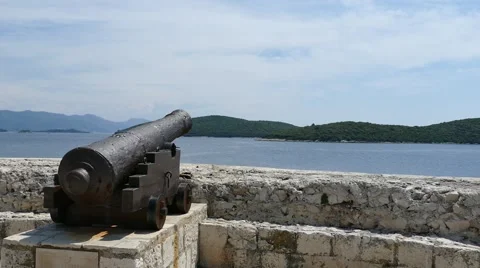 Big old cannon Stock Footage 63450195