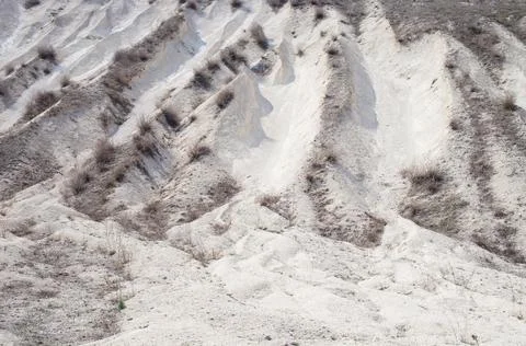 Big old limestone quarry. Stock Photos