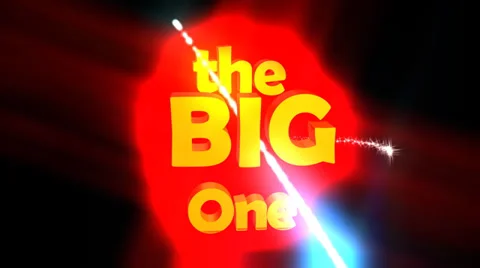 "The Big One", Sales Animation Stock Footage 32594971