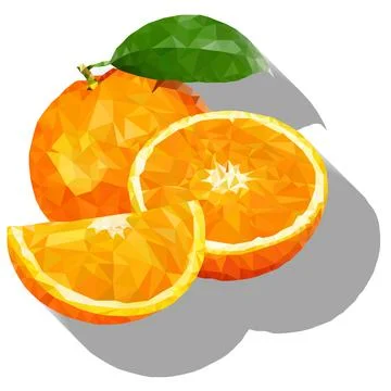 Big orange Illustrazione stock