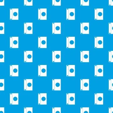 Big package pattern seamless blue Stock Illustration