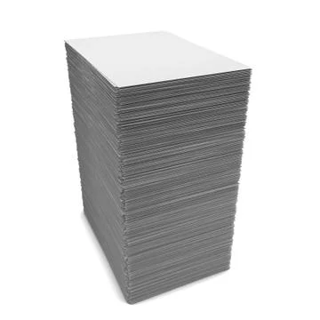 Big paper stack Illustrazione stock