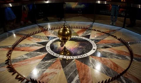 Big pendulum at a museum Stock Photos