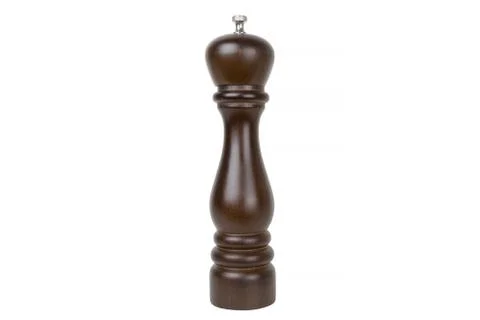 Big pepper grinder on a white background Stock Photos