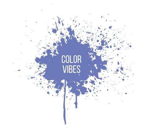 Big periwinkle splash on white background. Abstract periwinkle vector Stock Illustration