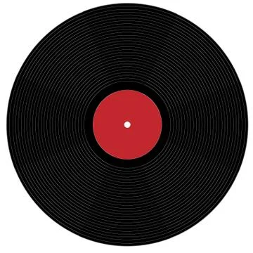 Big phonograph records Stock Illustration