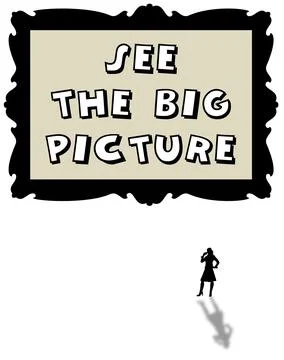 The big picture Stock Illustration
