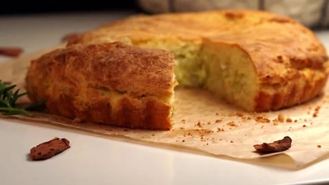 Big pie with cabage Stock Footage 168149173