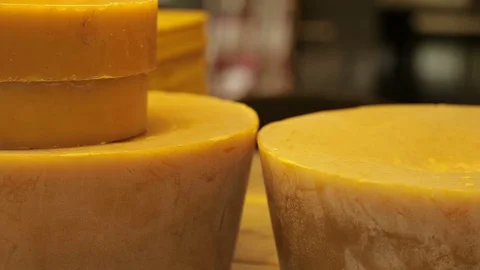 Big pile of wax Stock Footage 74056597