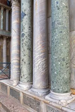 Big Pillars Marble Stock Photos