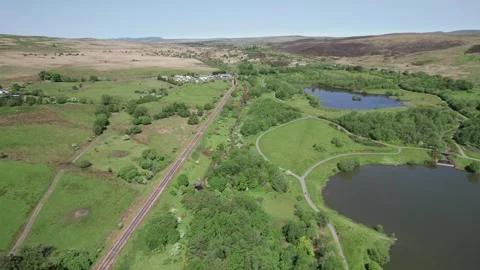 Big Pit Station, The Pontypool and Blaenavon Railway, Old Heritage railway .. Vídeos de archivo 335651043