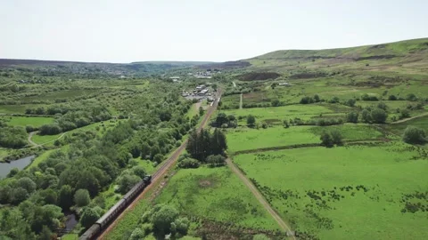 Big Pit Station, The Pontypool and Blaenavon Railway, Old Heritage railway .. Stockbeeldmateriaal 335651140