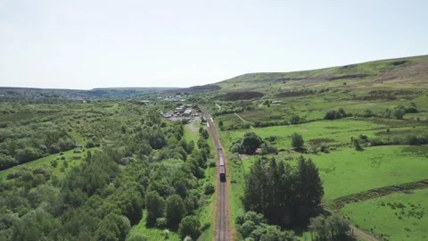 Big Pit Station, The Pontypool and Blaenavon Railway, Old Heritage railway .. Stockbeeldmateriaal 335651181