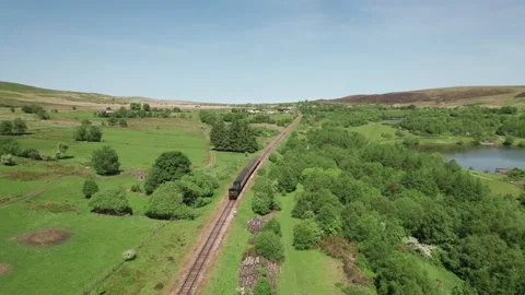 Big Pit Station, The Pontypool and Blaenavon Railway, Old Heritage railway .. Stockbeeldmateriaal 335651200