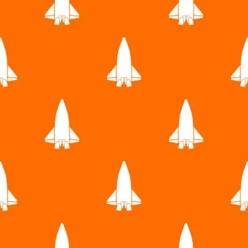 Big plane pattern vector orange Stock Illustration