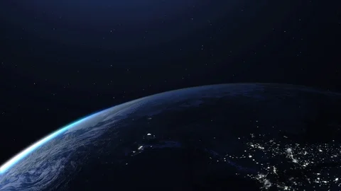 Big planet Earth. The rotation of the planet. Looped video. Stock-Footage 103227201