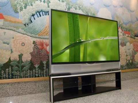 Big plasma screen Stock Photos