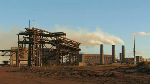 Big power plant. Stock Footage 27086212
