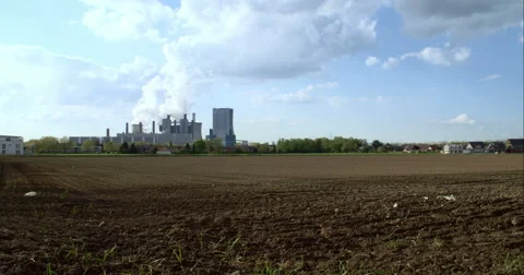 Big Power Plant Stock Footage 49687129