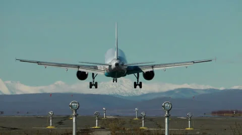 Big powerful and reliable passenger plane of civil aviation Vidéo 24375874